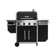 Lifetime 4 - Burner Portable Natural Gas Gas and Charcoal Grill with Side Burner and Cabinet