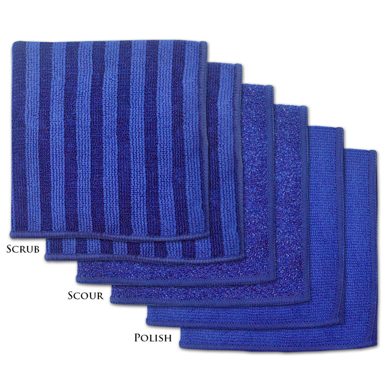 Linge à vaisselle Scrub Scour, Bleu nautique
