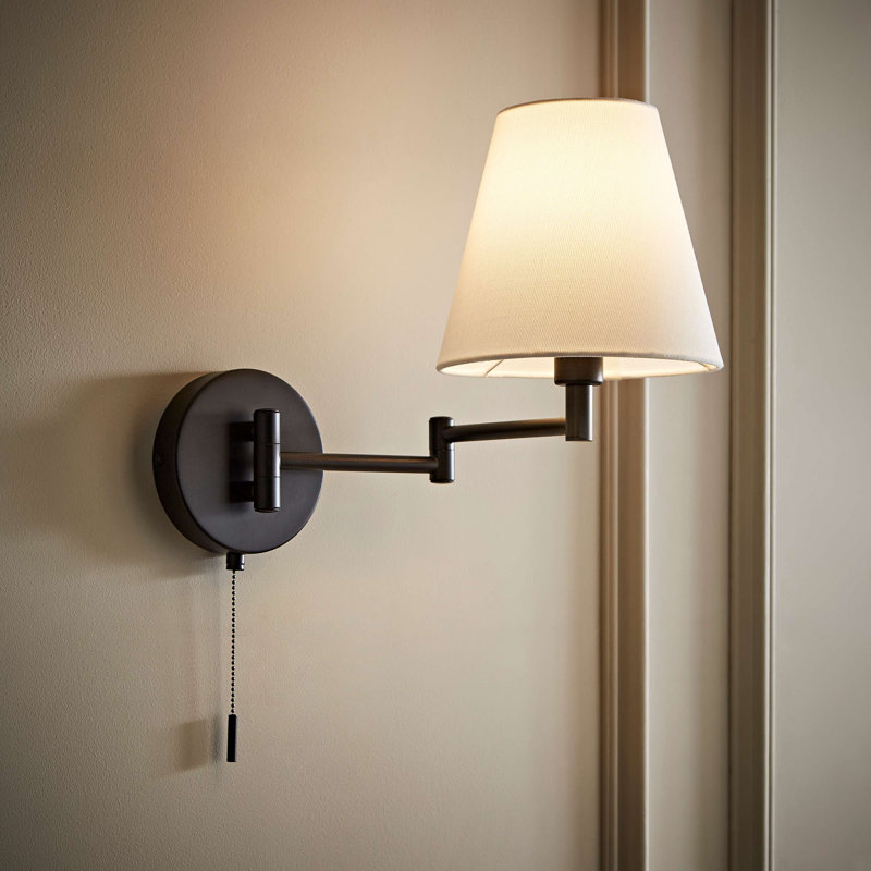 Swing Arm Sconce, 2, Yes, Matte Black