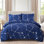 Ensemble de housse de couette avec housse de couette en rayonne de bambou 4 pièces Marina