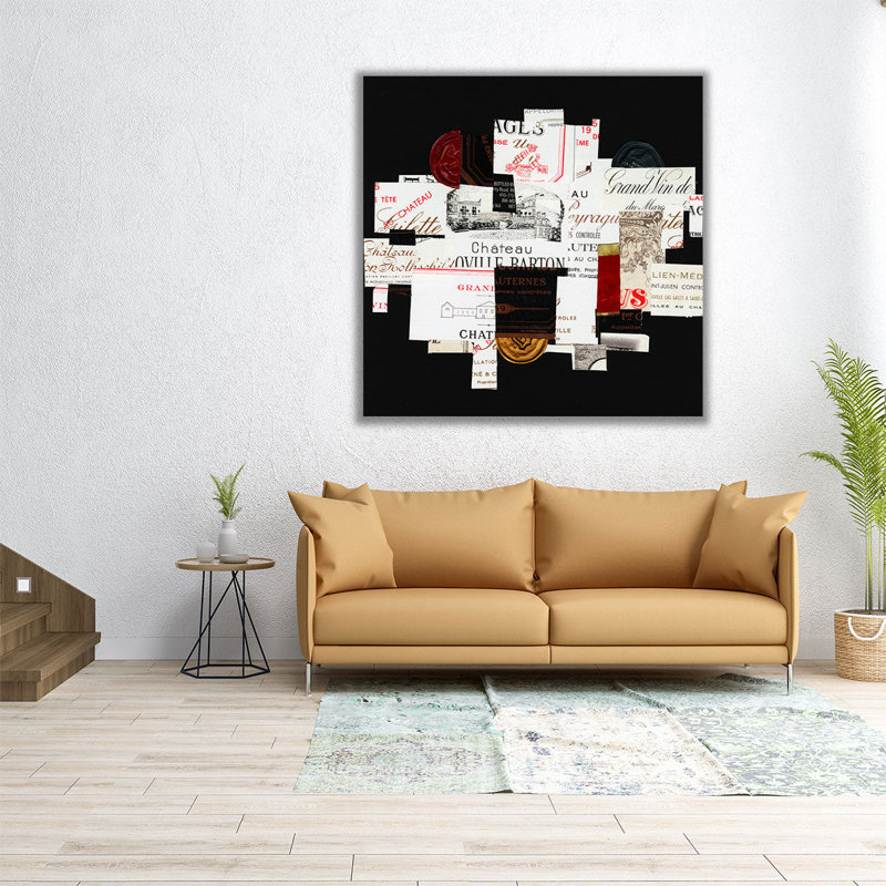 Pentimento Moment IV - reproduction d'art sur toile, H 30 po x l 30 po