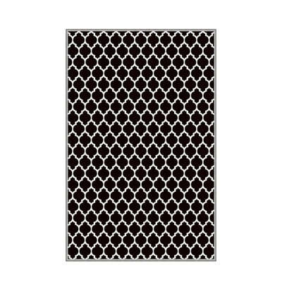 Stylish Woven Carpet, 5.2 x 7.5 Feet | 100% Polyester, 0.3 in Pile Height, Antibacterial, Non-Slip PVC Dot Underside | Machine Washable, 3D Digital Print | Perfect for Living Room, Bedroom & Home Décor