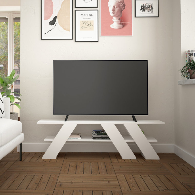 Armbrecht TV Stand for TVs up to 60", White