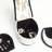 9" Tall Display Jewelry Box With Hooks, High Heel Shoe Design