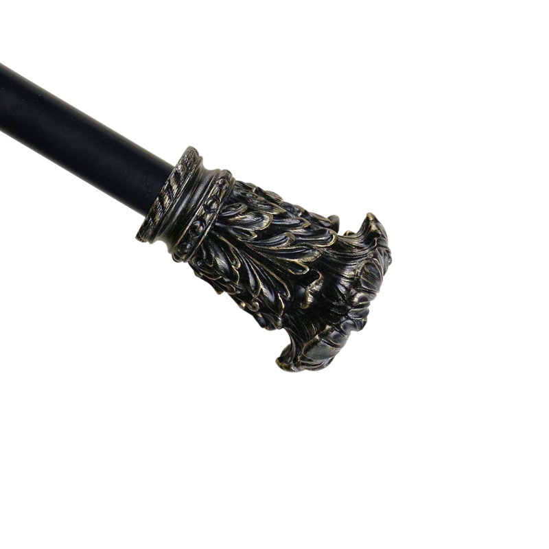 Tringle à rideaux simple ajustable Debolt, 84 po à L 120 po, Doré brulé
