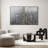 Circular Logic Textured Metallic Hand Painted Canvas Wall Art by Martin Edwards