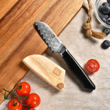 Klaus Meyer Helix 3'' Santoku Knife (Wood Sheath Contained)