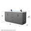 Icon 72" Double Bathroom Vanity Set-2008034141-2008034138-1956133003