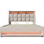 Lit double avec système hydraulique, éclairage à DEL avec tête de lit en lin naturel et port-1829150453-1829150459