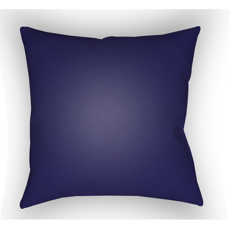 Indoor Outdoor Throw Pillow, Navy/Red/Neutral/Green, 18" H x 18" W x 4" D