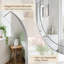 Miroir de salle de bain Minuette Cadre en acier inoxydable-174498284-184396841