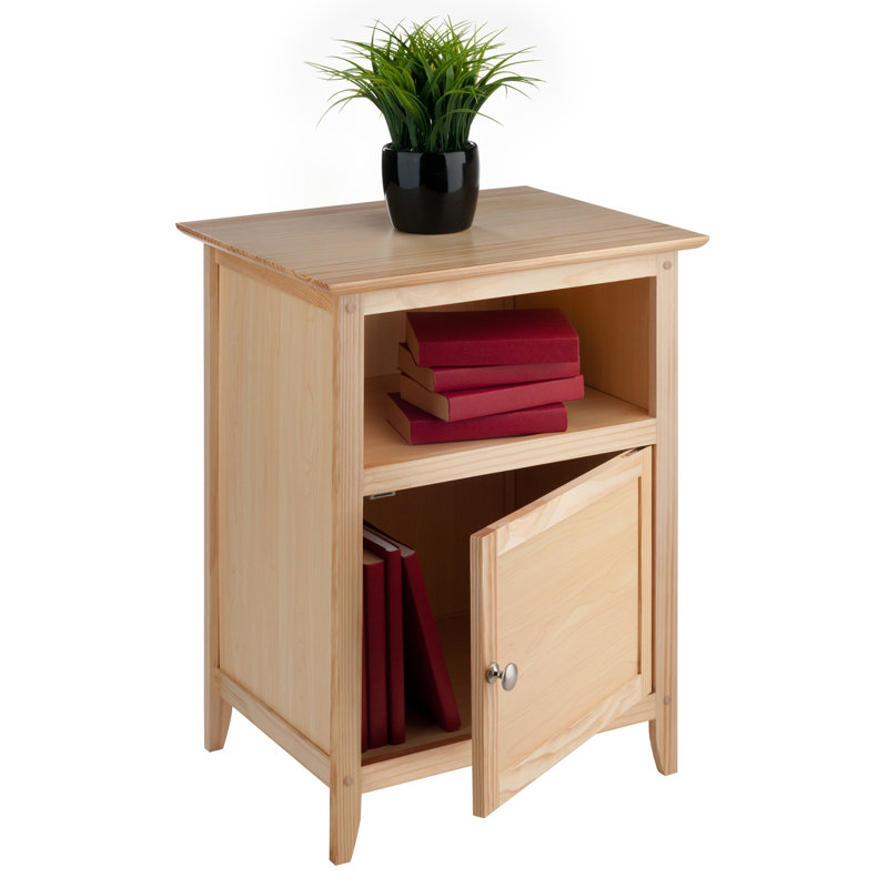 18.9'' W Nightstand, Honey tone