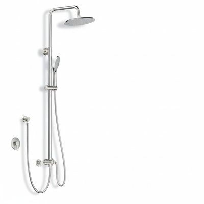 10" Rain Shower System with Handheld, 3-Function, Adjustable Holder