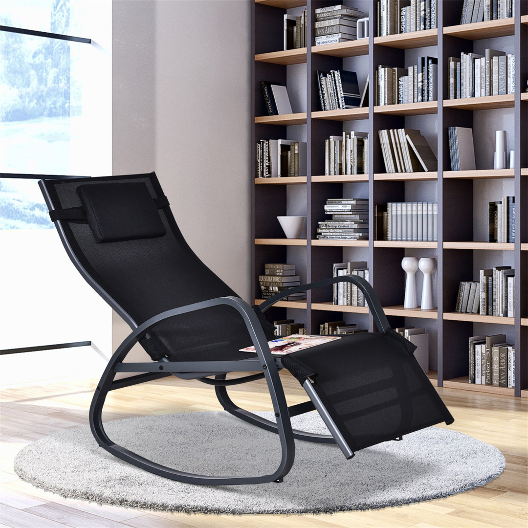 Aymelia 94cm Long Reclining Single Sun Lounger