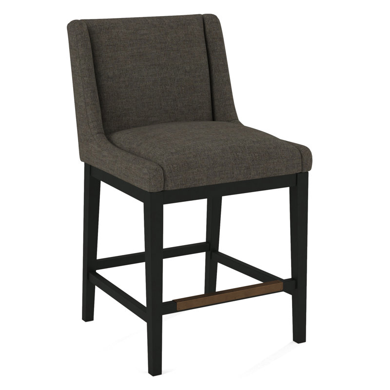 Upholstered Stool, Black, 61527-88