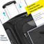 Ensemble de 3 valises souples extensibles Valise légère à roulettes 22 26 30 pouces