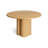 4 Quarter Round Solid Wood Dining Table-90927617-90927615