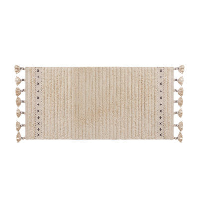 Lucky Brand Maharis Fringe Bath Rug