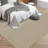 Ft Vintage Print Boho Rug, Non-Slip, Washable, Stain-Resistant, Low Pile Carpet for Living Room/Bedroom/Kitchen (Black)-1745219279