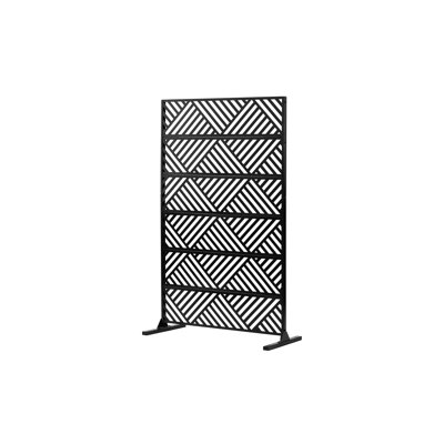 Outdoor Privacy Screen 6 - Panel Freestanding, Decorative Room Divider by EASCOM