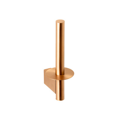 Tomo brushed bronze upright toilet paper holder