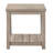 Ariel Greige 3-piece Occasional Set with Bottom Shelf
