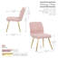 Plush Upholstered Dining Chair-249108642
