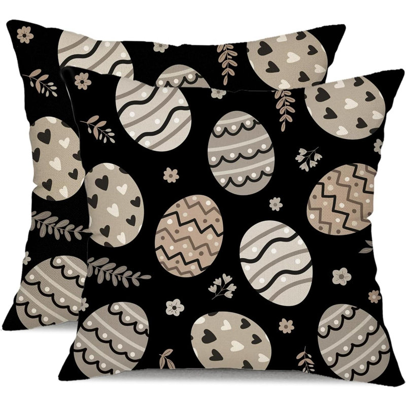 Housse de coussin réversible 