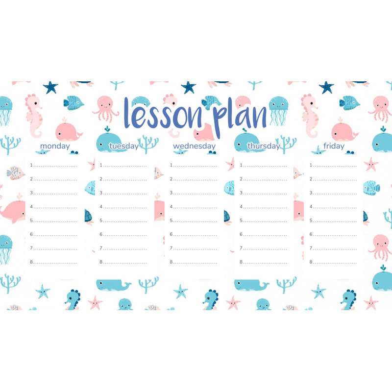 Magnetic Lesson Plan Sea Creatures