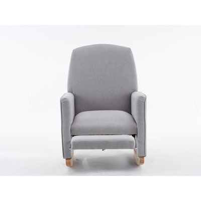 Chaise berçante rembourrée Lebbie