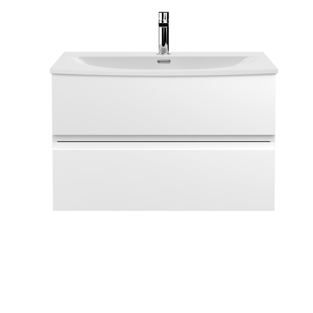 Urban 810mm Single Bathroom Vanity with Integrated Vitreous China Basin