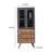 Industrial style iron storage cabinet bookcase