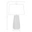 Lampe de table 27 po bleu / blanc Longoria