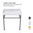 Logmey 16.3'' Ceramic Rectangular Bathroom Sink with Overflow-82425280
