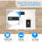 Faux Leather Upholstered Bed Frame with Headboard + 2-Drawer Nightstand with Charging Station, USB Ports & Outlets, Complete 3-Piece Bedroom Set-440058619-440058616
