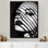 Décoration murale monochrome glam I - noir chic