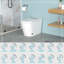 Toilette intelligente avec bidet intégré, ouverture et fermeture automatiques, siège chauffant allongé, capteur de pied encastré, affichage DEL, lavage à l'eau chaude, sécheuse, veilleuse