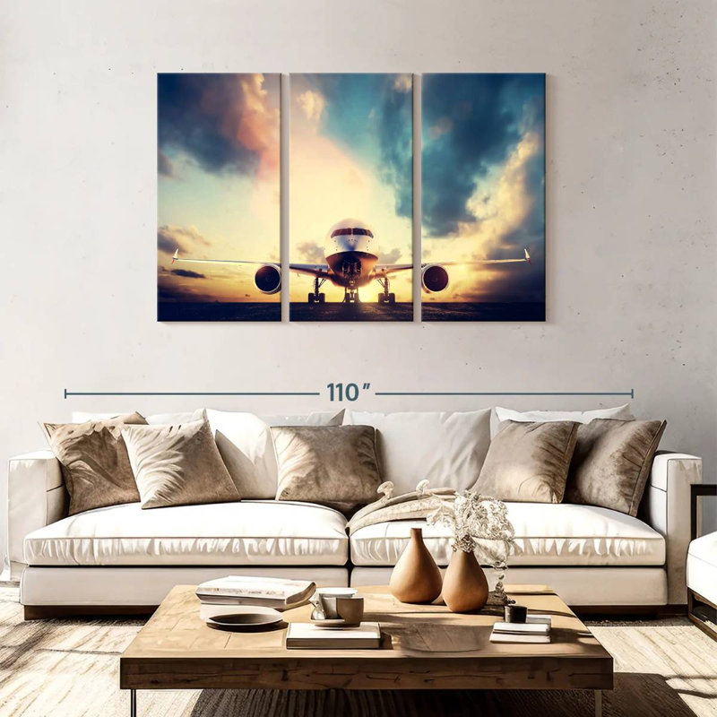 Mehar Grounded Jet, 48" H x 74" W
