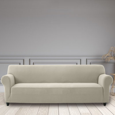 Stretch Sofa Slipcover – Elastic Fitted Spandex Couch Protector | Machine Washable, Anti-Slip, Pet & Kid Friendly | 1-4 Seater Sofa Covers