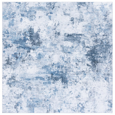 Tapis ivoire / bleu Santa Monica 872