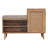 Larissa 2 Slot Oak-ish Bench Unit