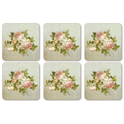 Portmeirion, Pimpernel, Coasters - Antique Rose