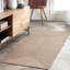 Tapis d'intérieur / extérieur brun clair tressé Owensby-168081979