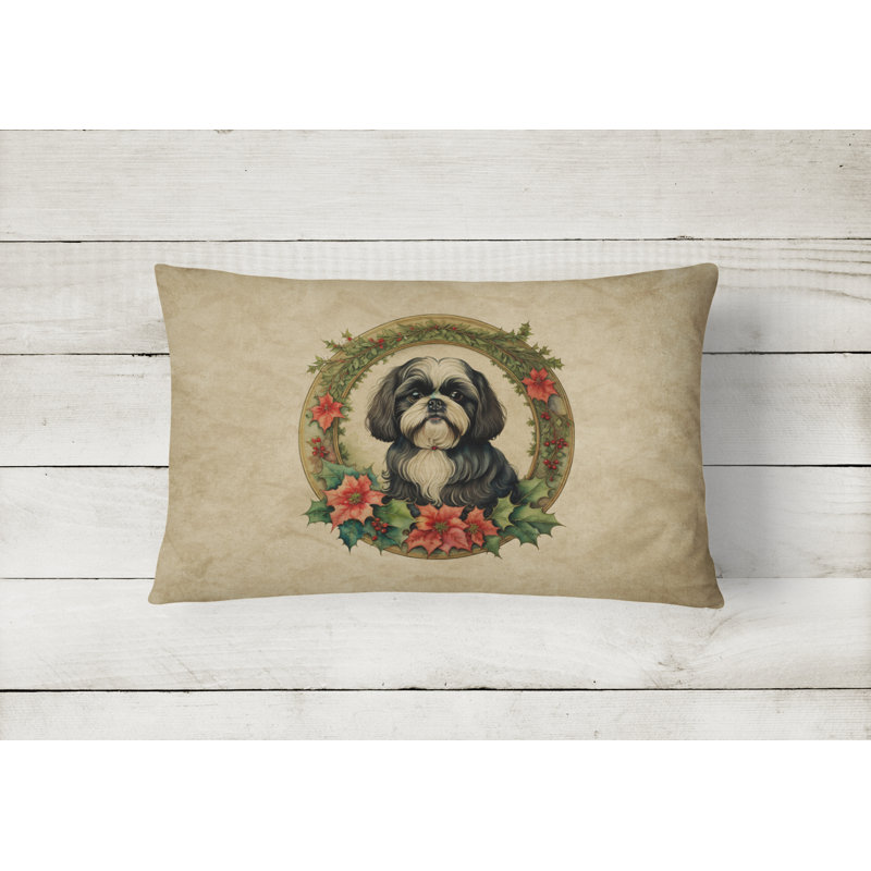 Coussin Christmas, 12 po x 16 po, Rectangulaire