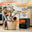 DR. INFRARED HEATER DR-978 Chaufferette hybride portative à infrarouge, 1500 W avec télécommande