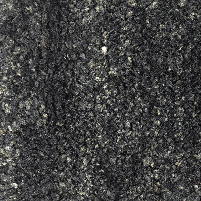 Tammi Authentic Hand-Woven Handmade Casual Rustic Ombre Effect Hand-Dyed Jute Area Rug, Runner 2'6" x 7'6", Black
