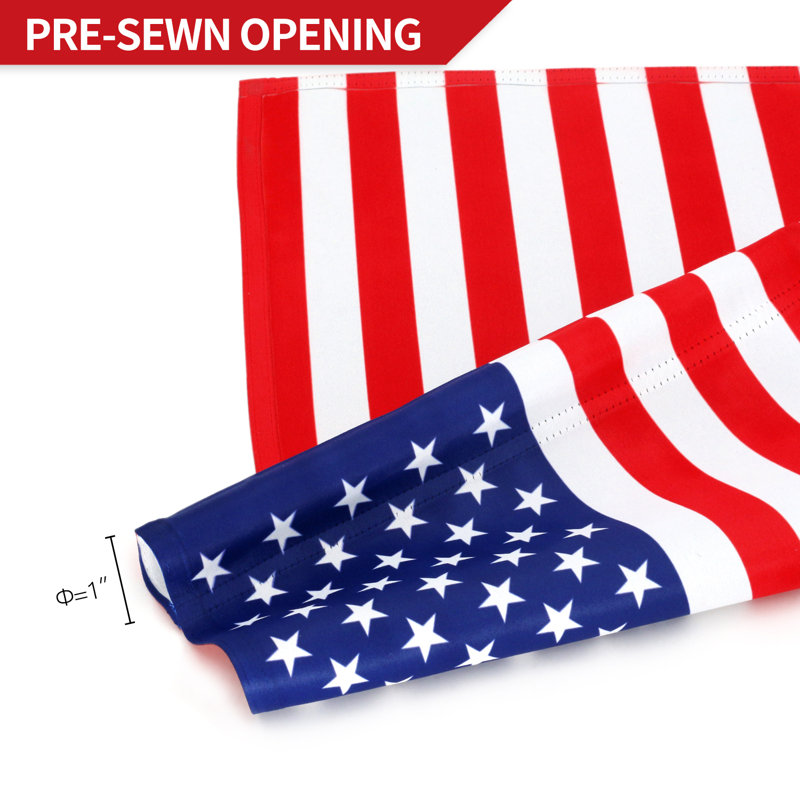 Alwies 2-Sided Polyester 13 x 18 in. Garden Flag