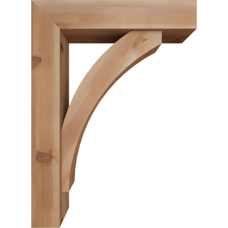 Support à blocs l 7 1/2 po x P 32 po x H 44 po Thorton avec support décalé, cèdre rouge de l'Ouest, 44 x 32