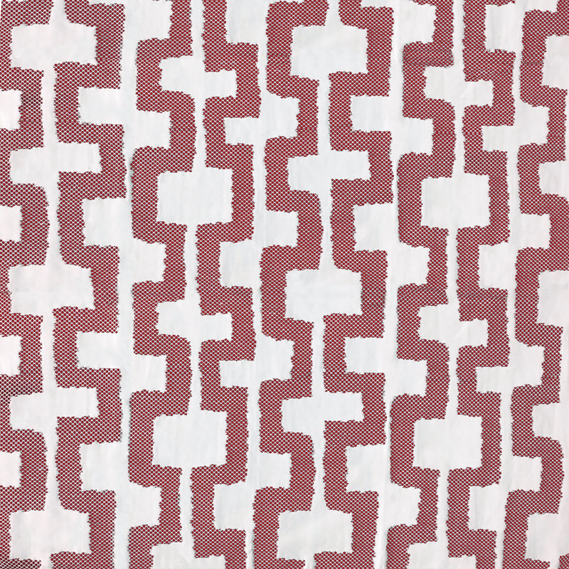 Japon Ryu Cotton Blend Performance Fabric, Rojo