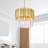 Dessie 16" 4-Light Down Chandelier for Kitchen, Home Office, Bedroom – Medallion Gold Finish with Crystal Prisms – Vintage Inspired Design